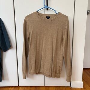 J. Crew Men's Camel Crewneck Sweater